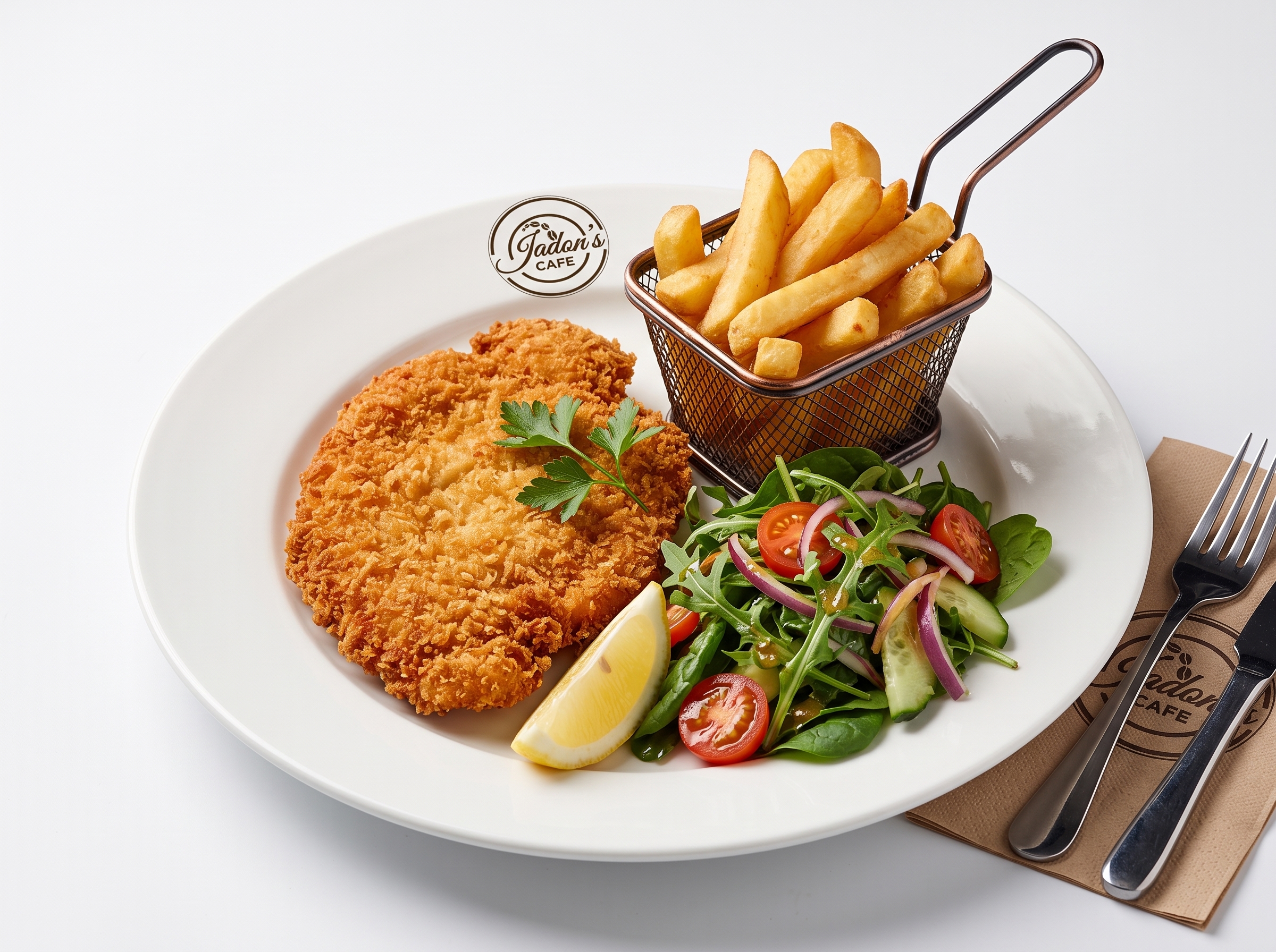 Chicken Schnitzel Plate