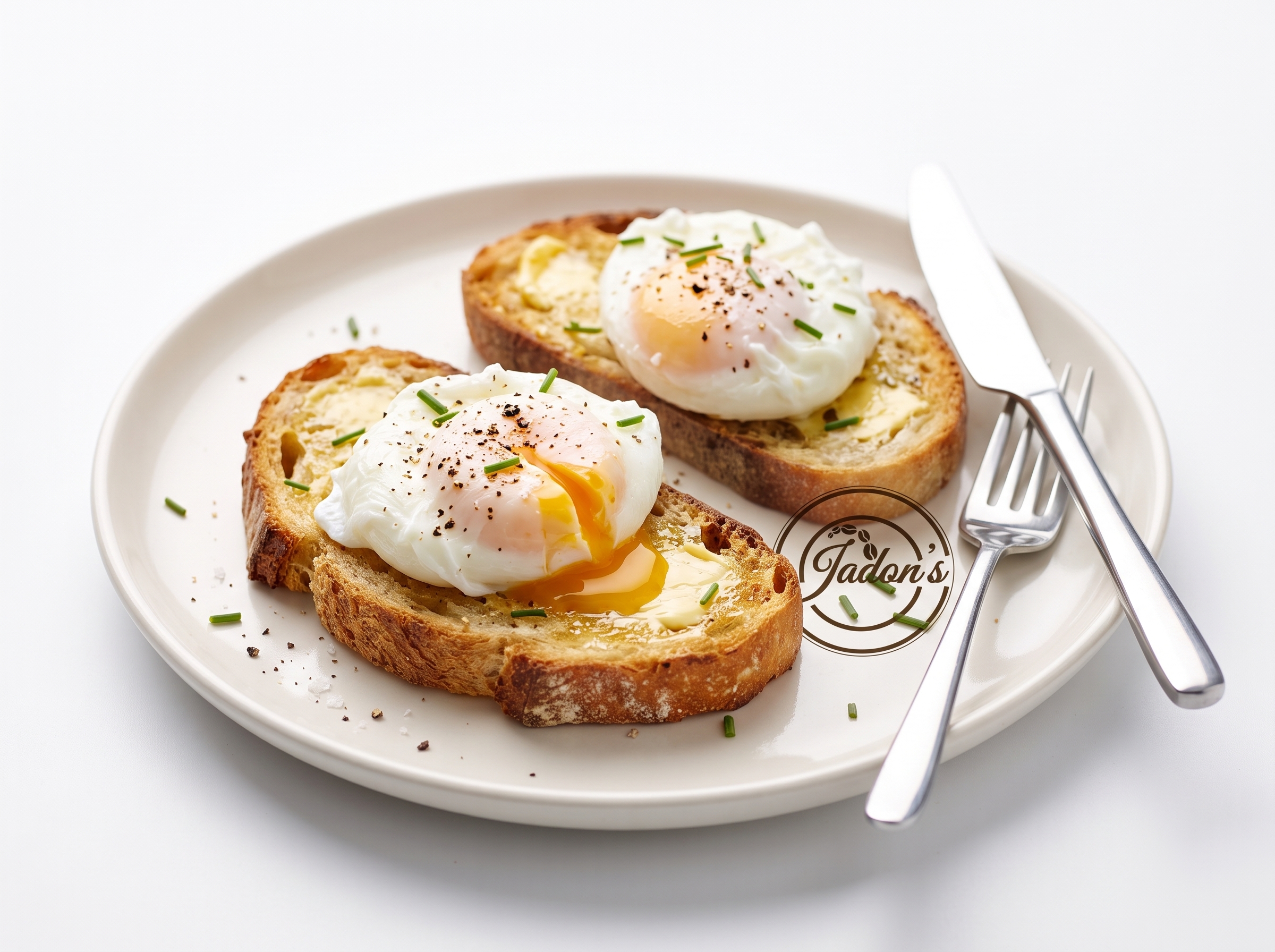Eggs on Toast Breakfast